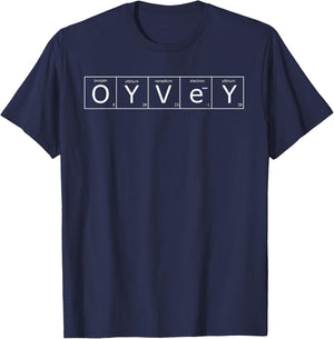 Oy Vey Funny Jiddian Hebrew Jewish T-Shirt - T-Shirt | Navy