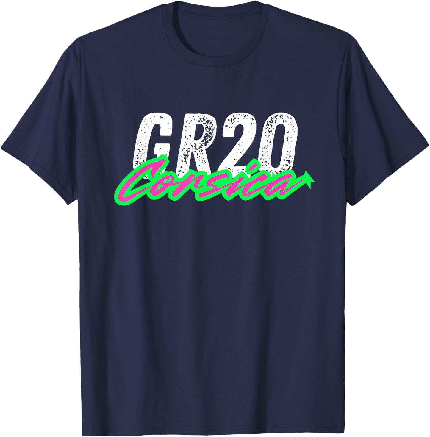lovers corsica benvenuti in corsica GR20 2A 2B gang T-Shirt - T-Shirt | Navy