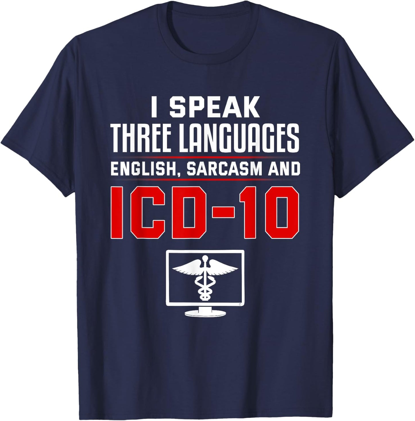 Medical coder coding biller nurse T-Shirt - T-Shirt | Navy