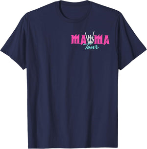 Motherhood Mama tour, Some Days I Rock It, Mama lighting T-Shirt - T-Shirt | Navy
