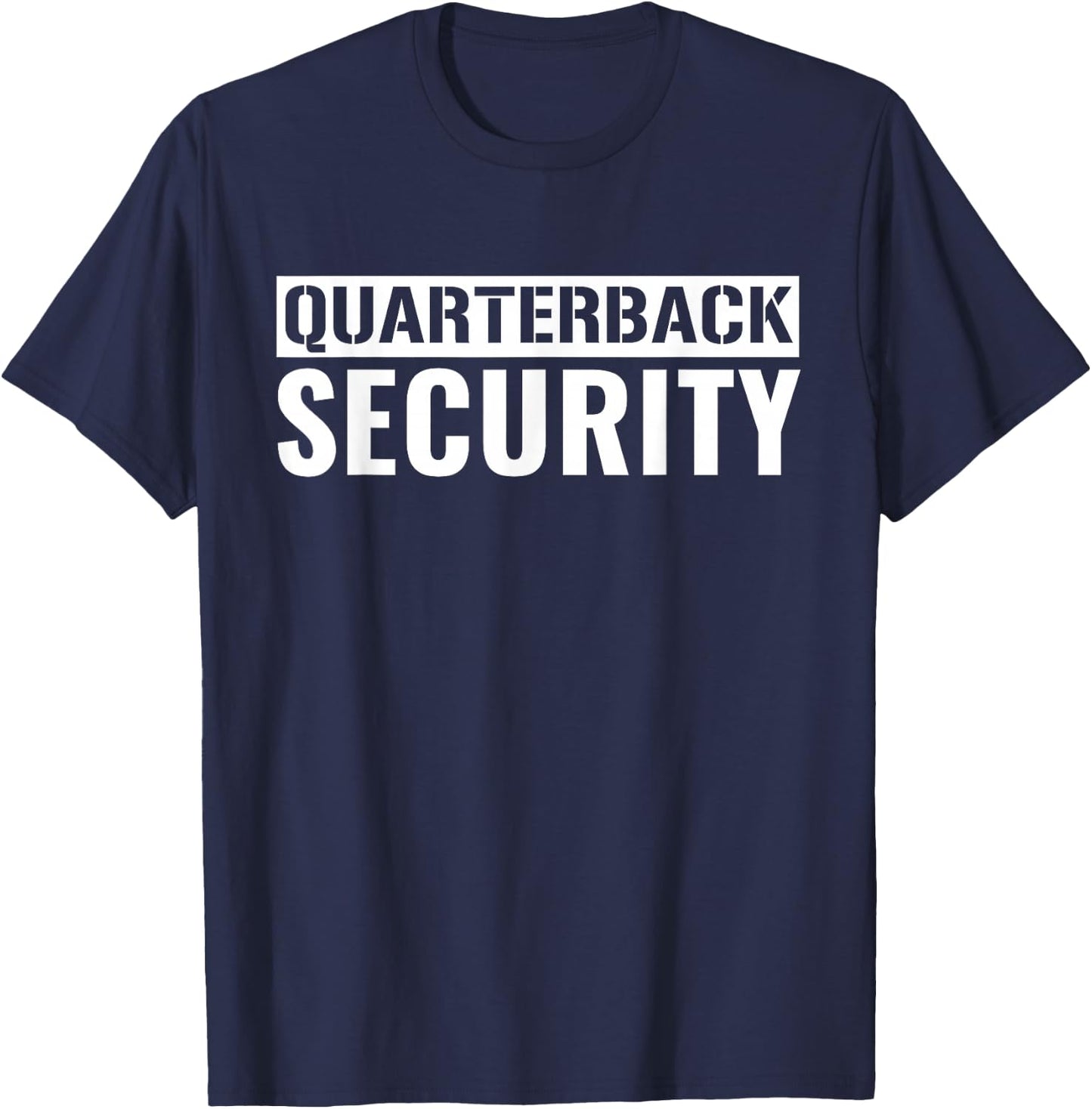 Football Offensive Line Lineman Quarterback Protection Small T-Shirt - T-Shirt | Navy