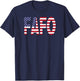 FAFO American Flag T-Shirt - T-Shirt | Navy