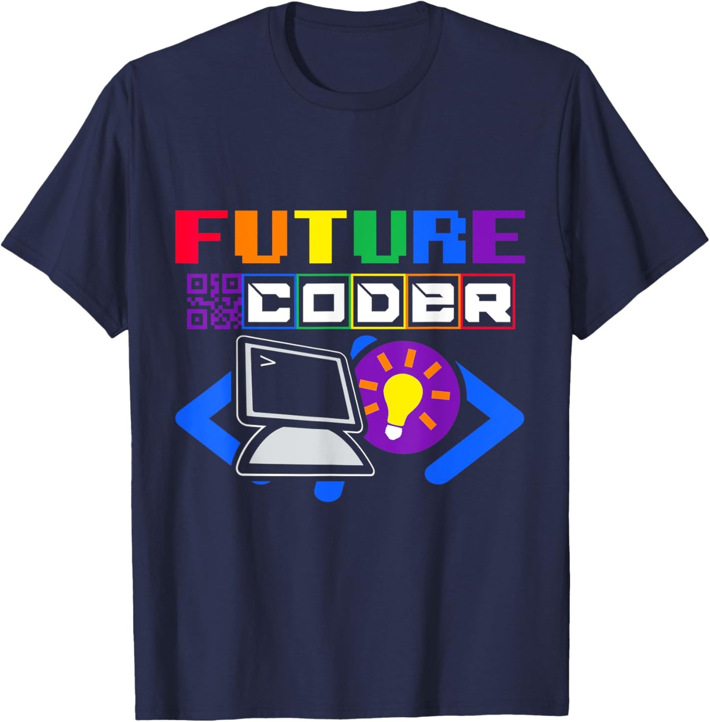 Future Coder Kid's Computer Career T-Shirt - T-Shirt | Navy