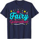 Godmother Gifts & Great Godmother Gifts Godmother Fairy Godmother , Black, Small T-Shirt - T-Shirt | Navy