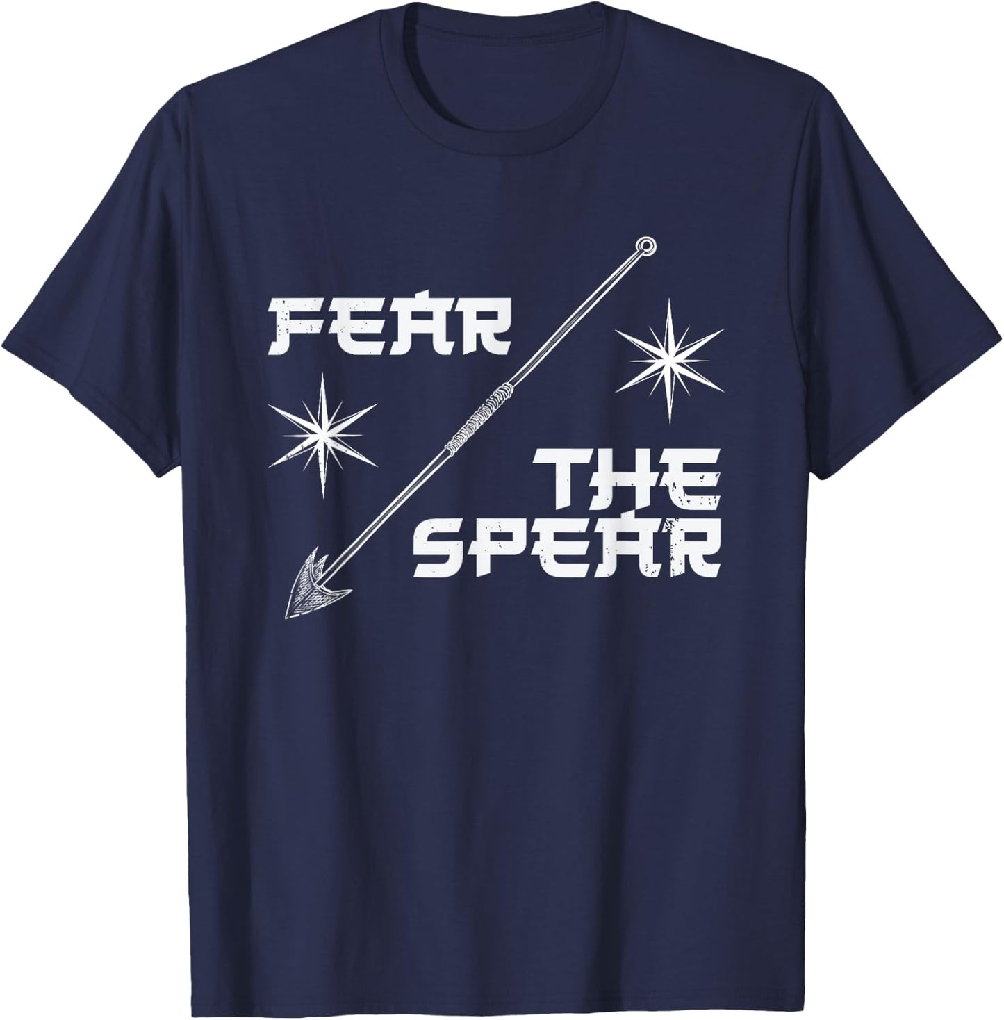 Fear The Spears Spearfishing Diver T-Shirt - T-Shirt | Navy