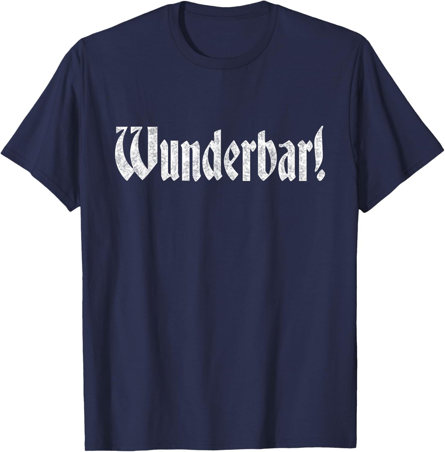 Wunderbar! Deutschland German quote Germany German T-Shirt - T-Shirt | Navy