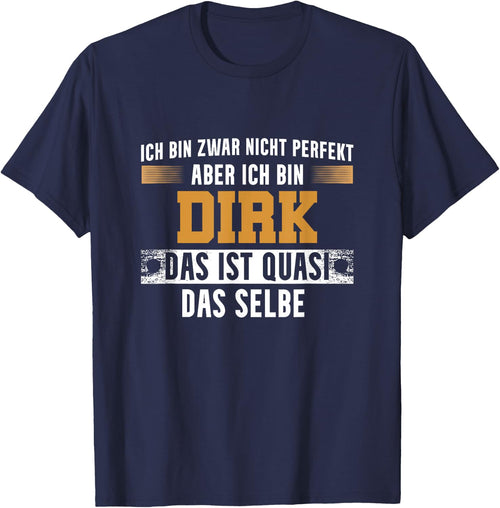 Name Dirk Ich bin Dirk , black