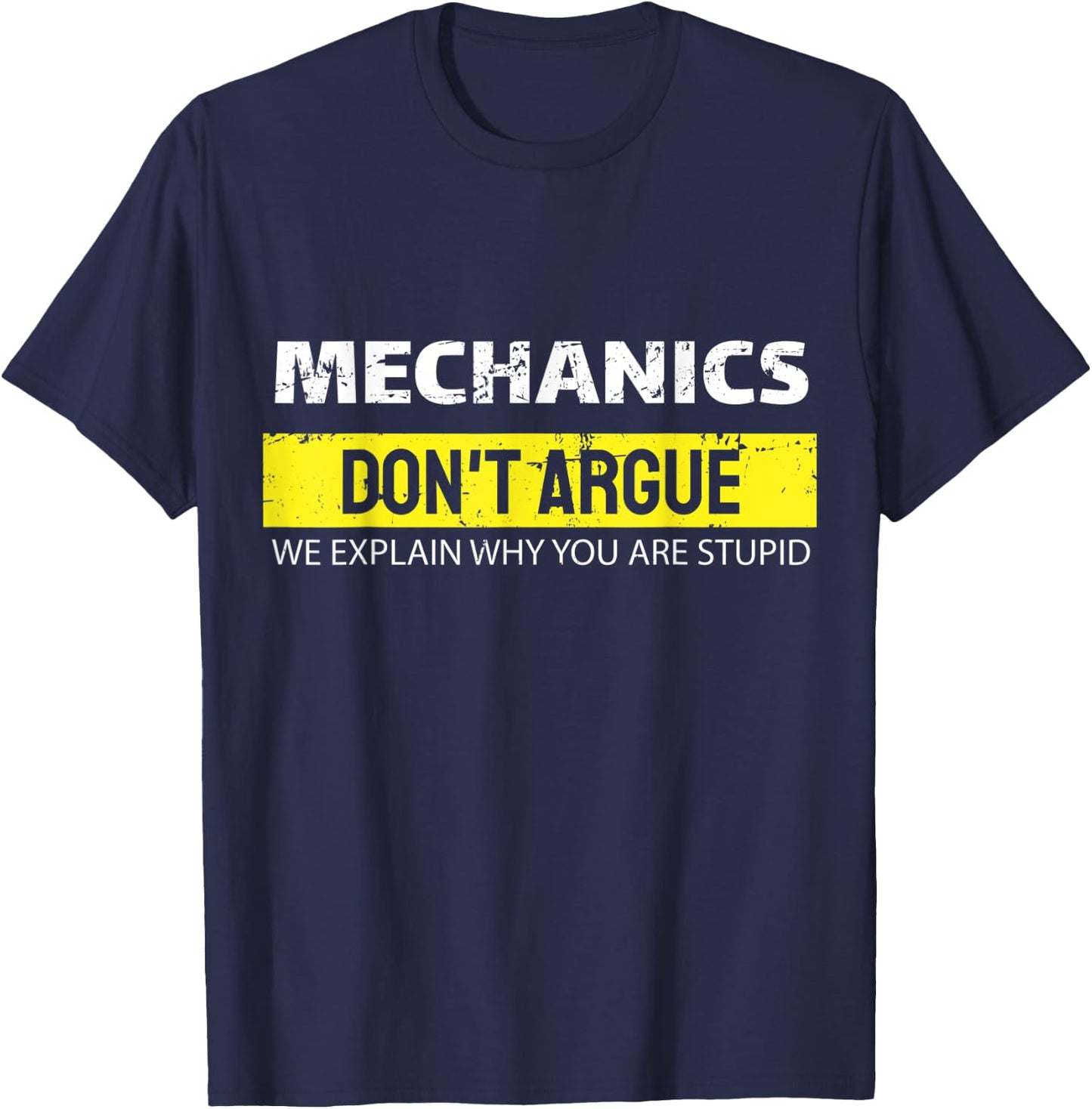 Mechanic Car Guy Mechanics DIY Handyman Garage Repair Shop T-Shirt - T-Shirt | Navy