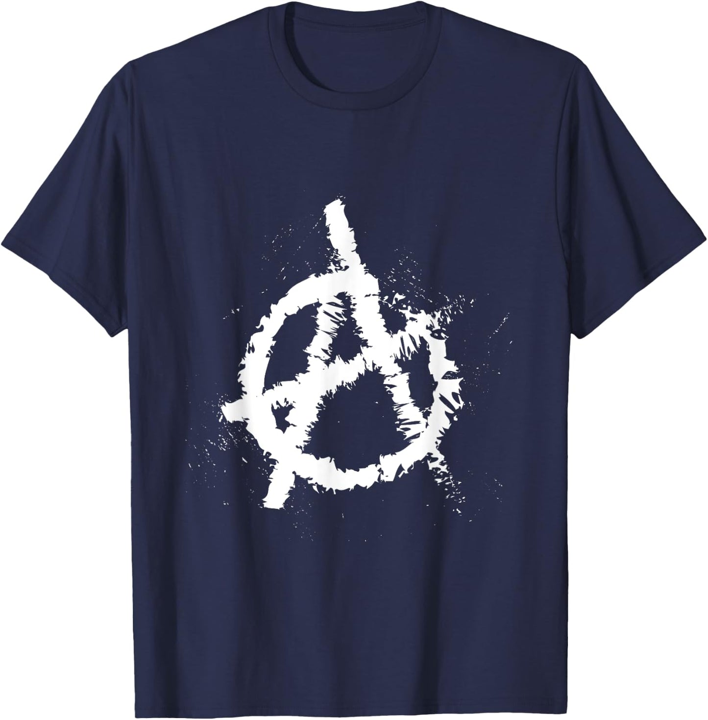 Anarchy Symbol Anarchy Punk Graffiti Punk Rock , black T-Shirt - T-Shirt | Navy