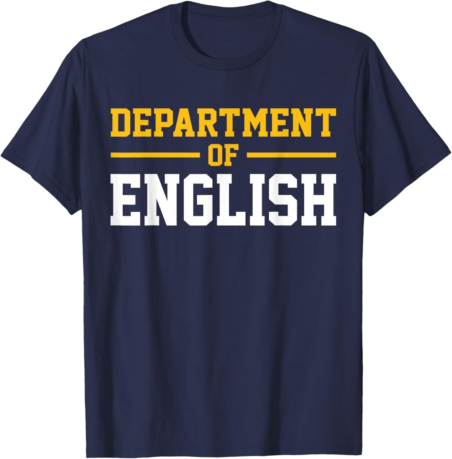 Department of English T-Shirt - T-Shirt | Navy