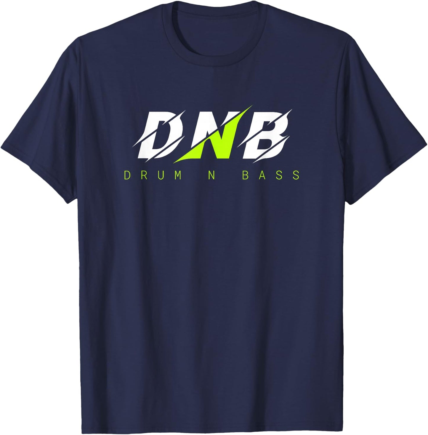 Drum and Bass Techno Festival Drum n Bass T-Shirt - T-Shirt | Navy