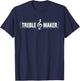 Treble Maker Funny Treble Clef Music Pun Graphic T-Shirt - T-Shirt | Navy