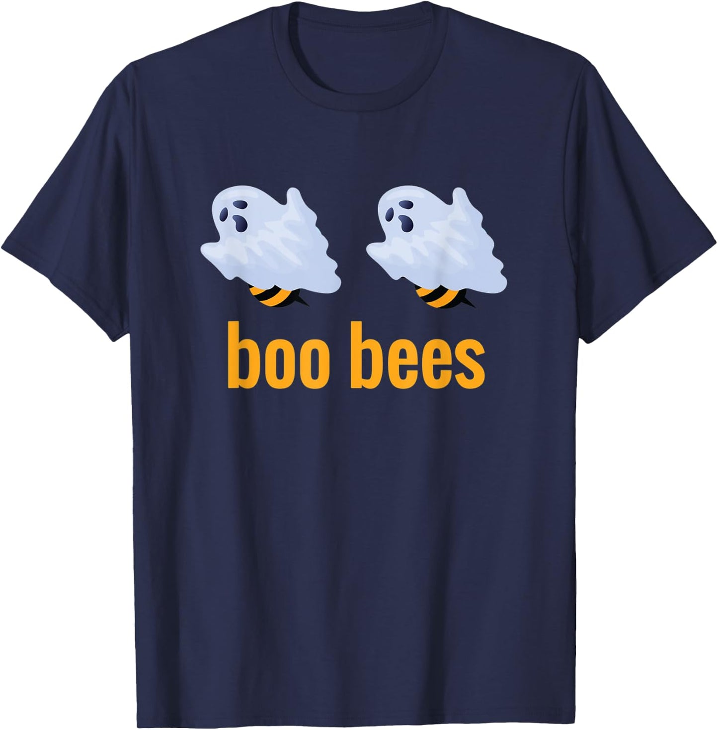 Boo Bees - Funny Halloween Couples Costume Gift T-Shirt - T-Shirt | Navy