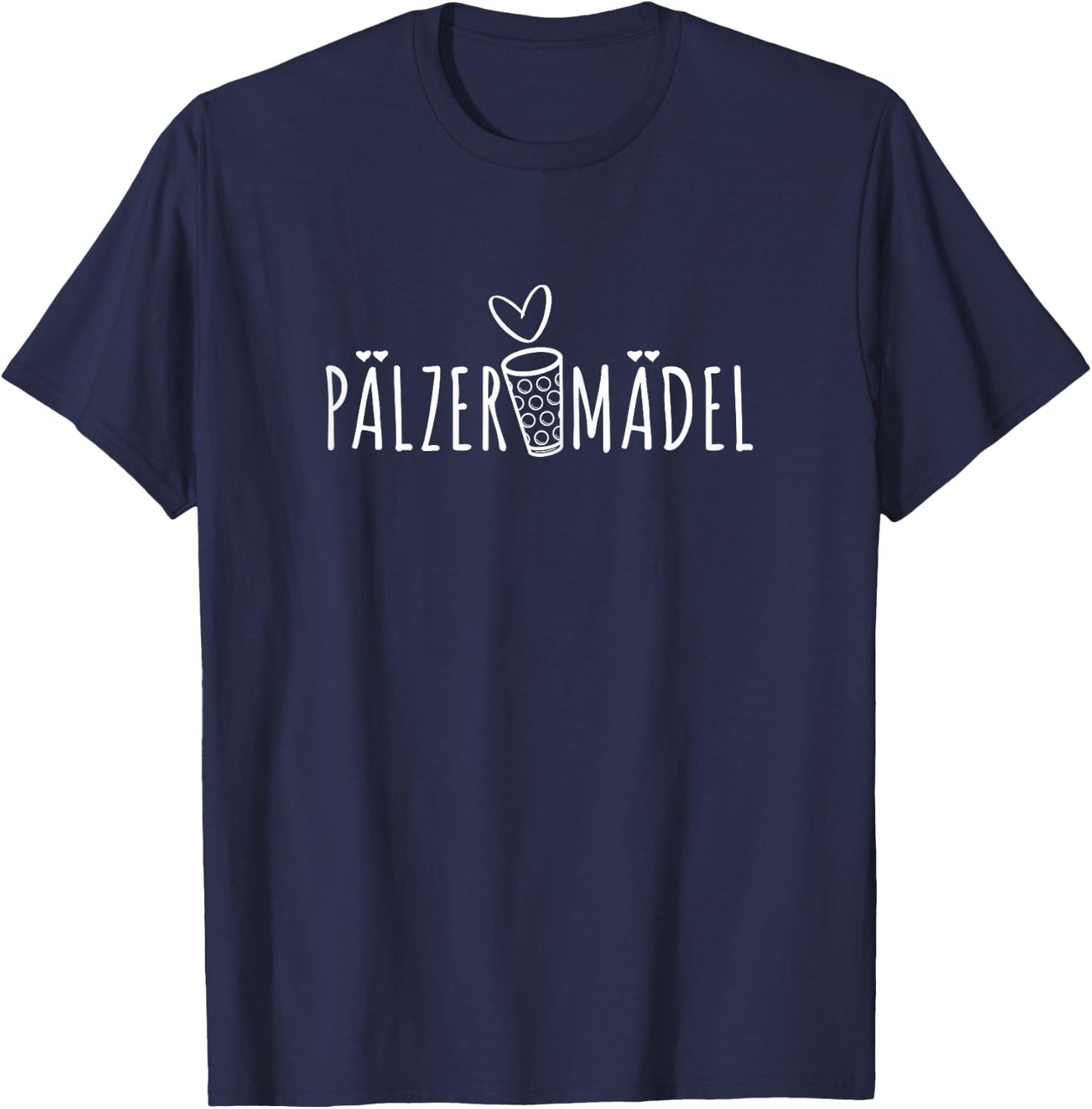 Women's Pälzer Girls Pfalz Mouth Type Pfalz Girls Palatinate , black T-Shirt - T-Shirt | Navy