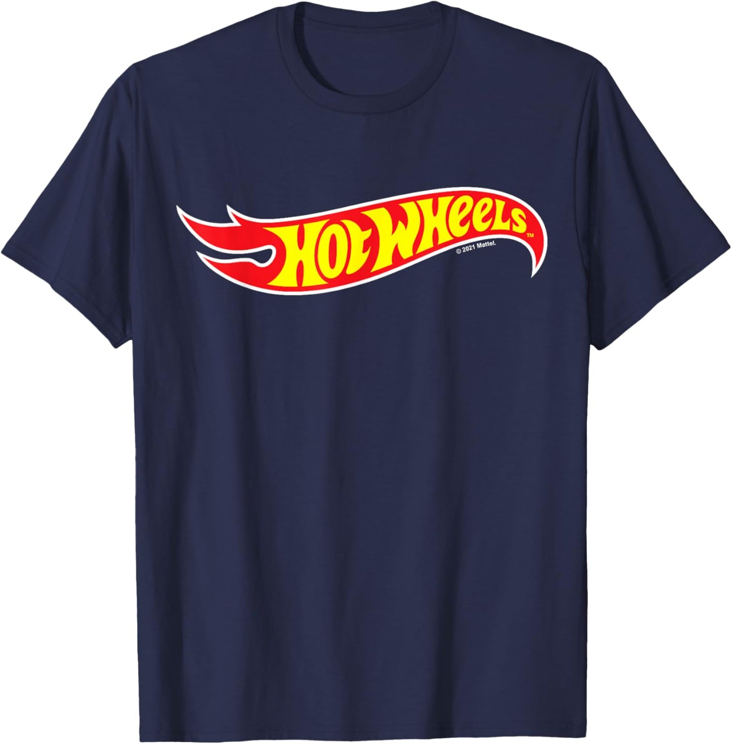 Hot Wheels - Hot Wheels Logo T-Shirt - T-Shirt | Navy