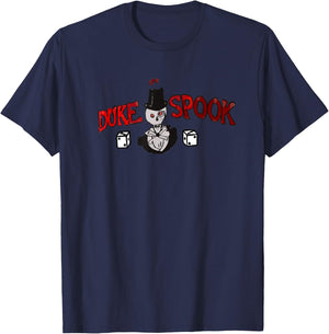 Duke the Spook. WWII Bomber Nose art T-Shirt - T-Shirt | Navy