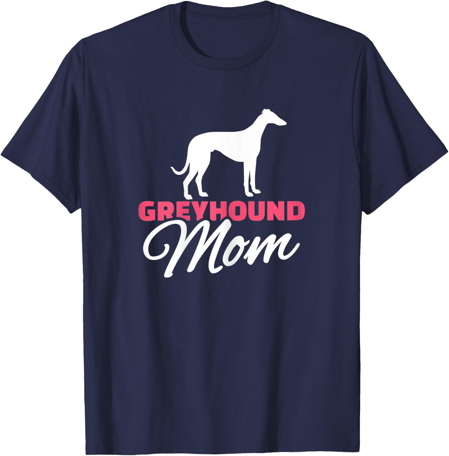 Greyhound Mama T-Shirt - T-Shirt | Navy