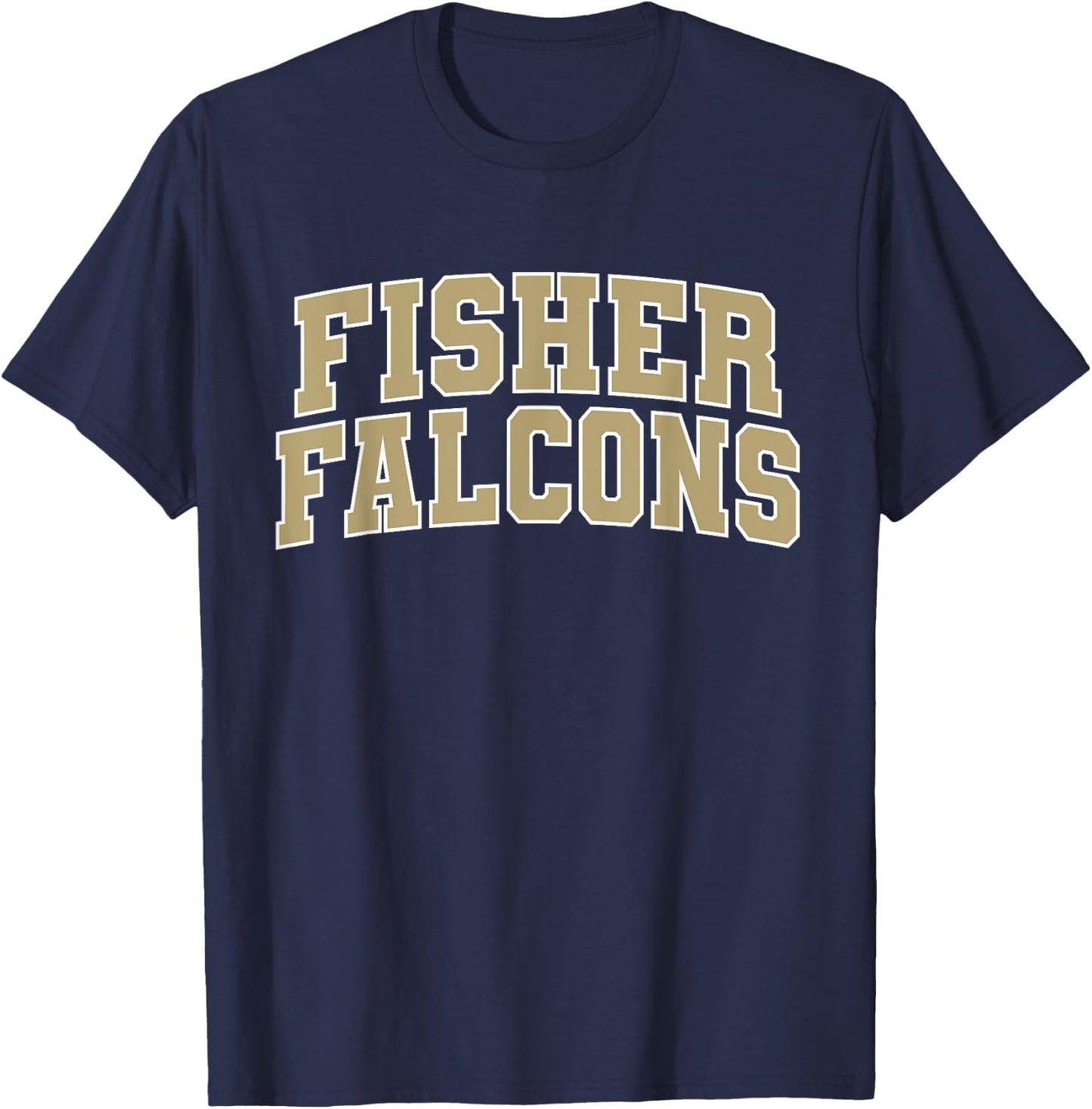 Fisher College Falcons Apparel Sports Fan T-Shirt - T-Shirt | Navy