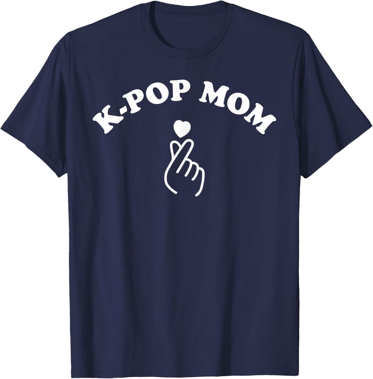 K-Pop Mom Koreanische Mutter Frau T-Shirt - T-Shirt | Navy