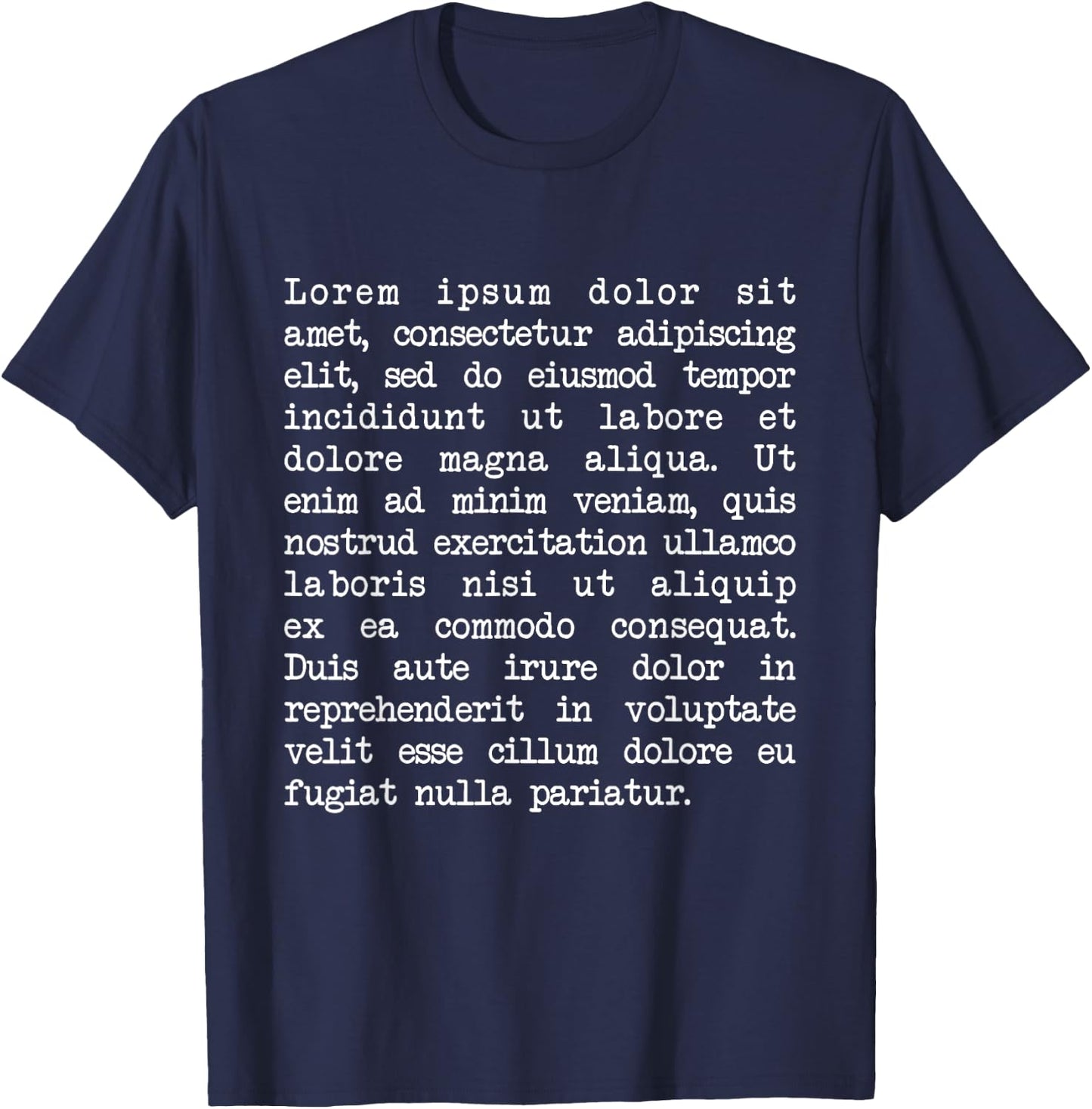 Lorem Ipsum T-Shirt - T-Shirt | Navy