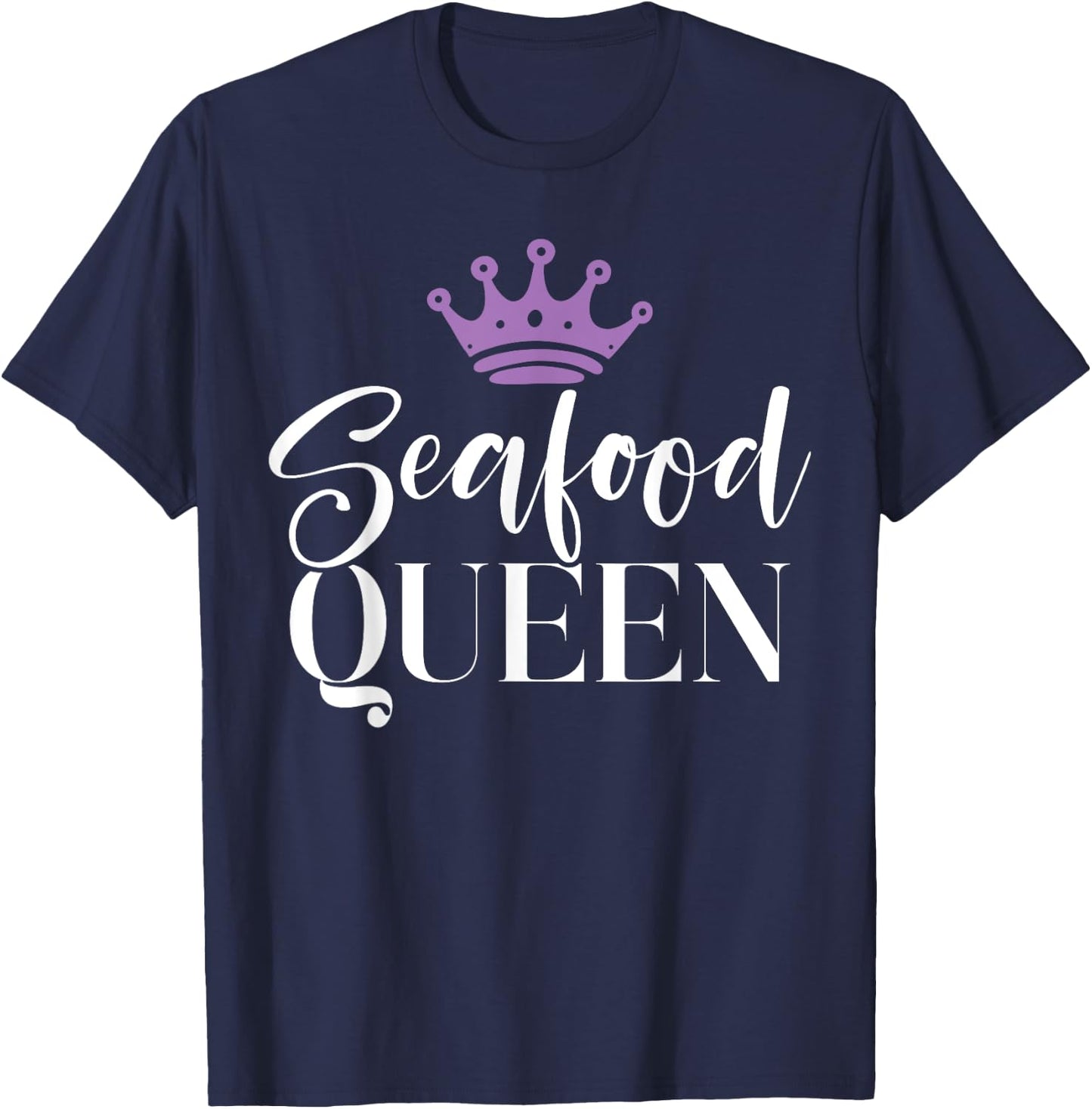 Seafood Queen T-Shirt - T-Shirt | Navy