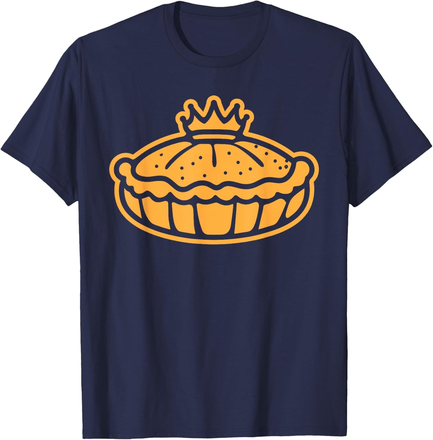 France Cake Galette des Rois Simple Galette , Black, S T-Shirt - T-Shirt | Navy