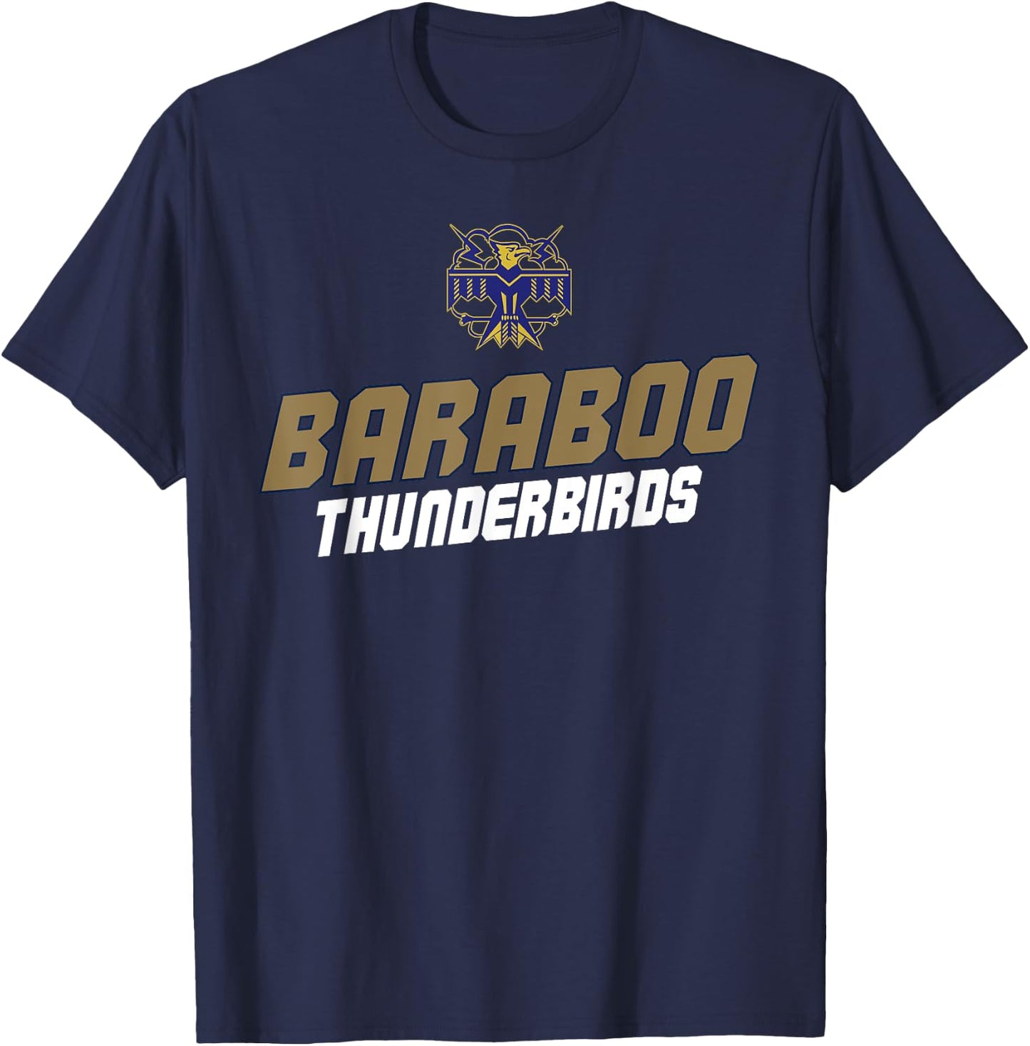 Baraboo High School Thunderbirds T-Shirt - T-Shirt | Navy