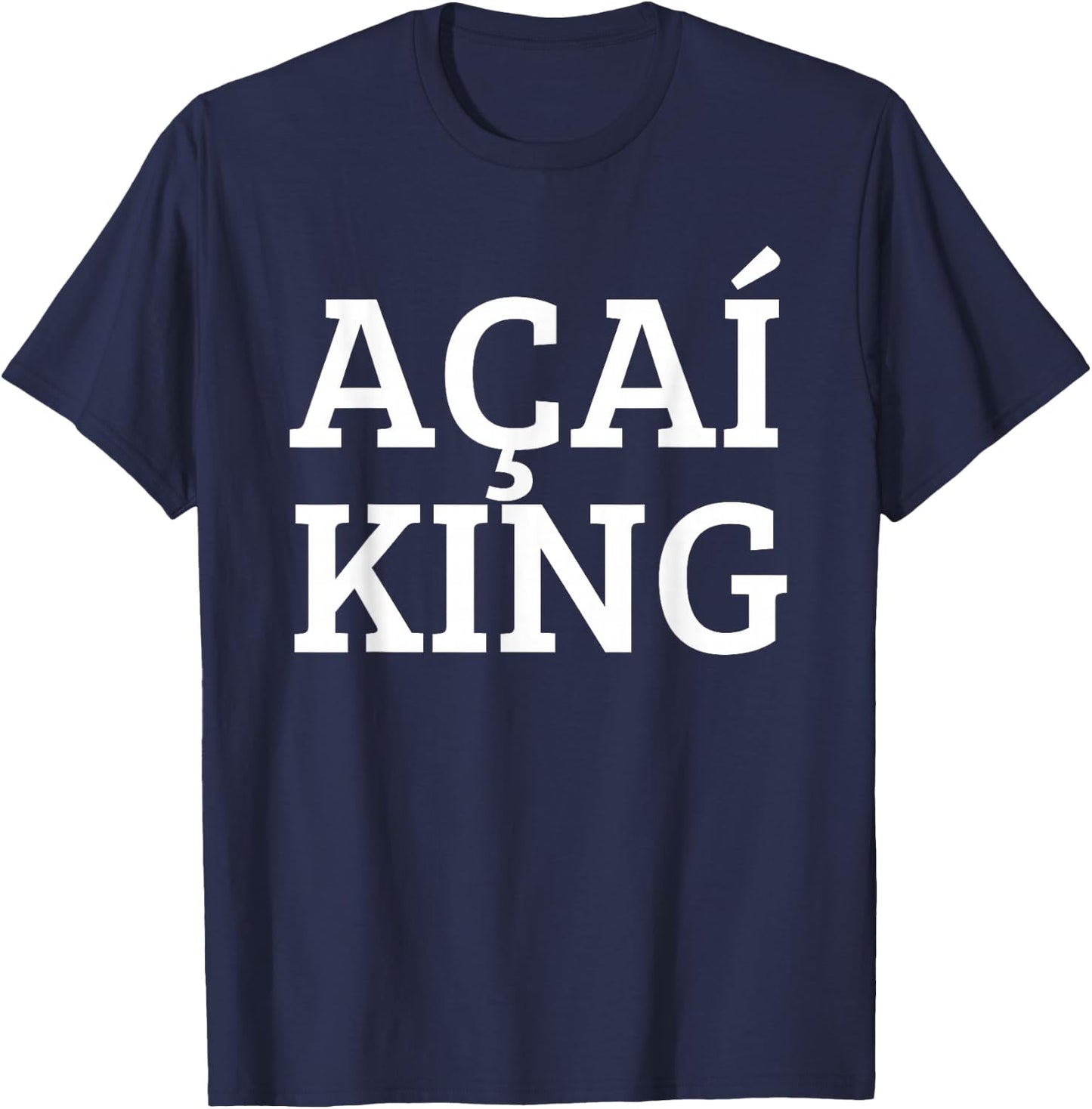 Funny Acai Berry Bowl King Superfood Smoothie Boys T-Shirt - T-Shirt | Navy