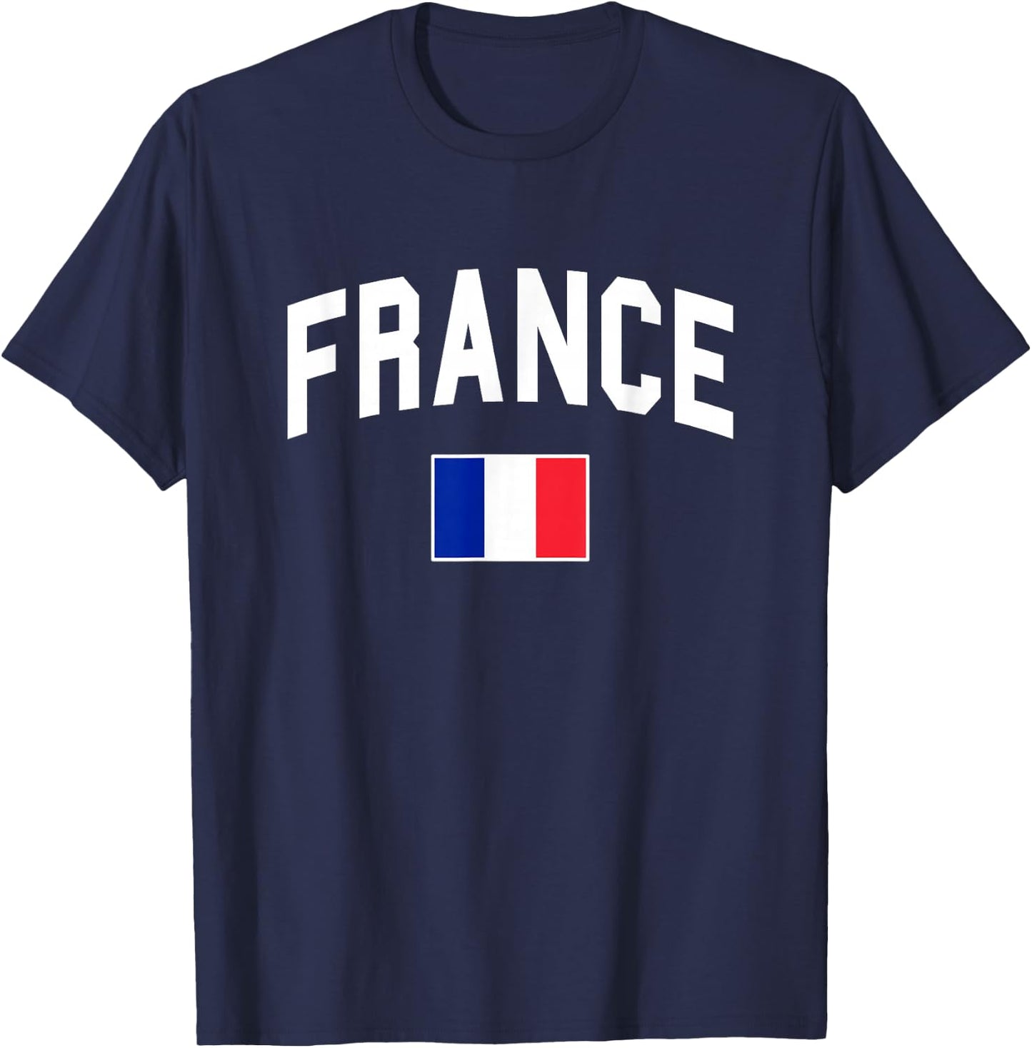 France - Flag of France - Throwback Design - Classic T-Shirt - T-Shirt | Navy