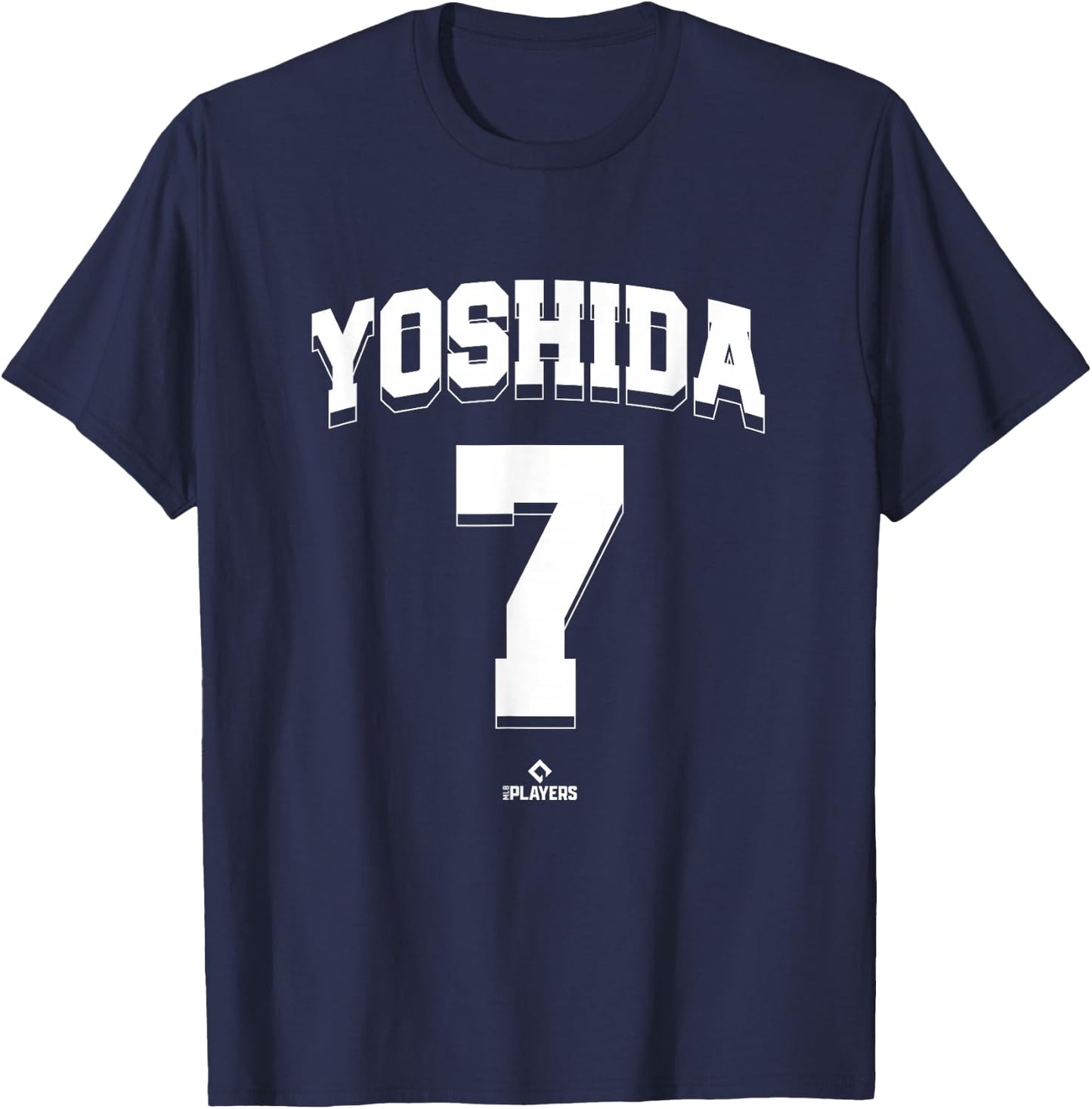 Masataka Yoshida 7 Boston MLBPA T-Shirt - T-Shirt | Navy