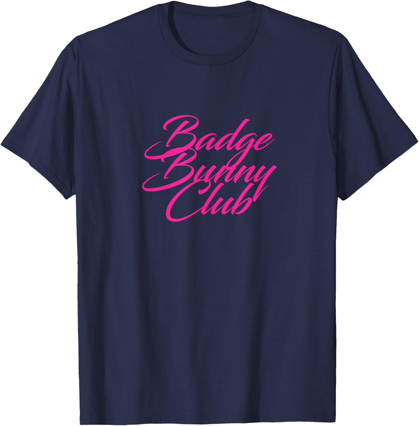 Badge Bunny Club T-Shirt - T-Shirt | Navy