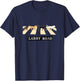 Funny Dog Lab Labrador Puppy Labby Road Gift T-Shirt - T-Shirt | Navy