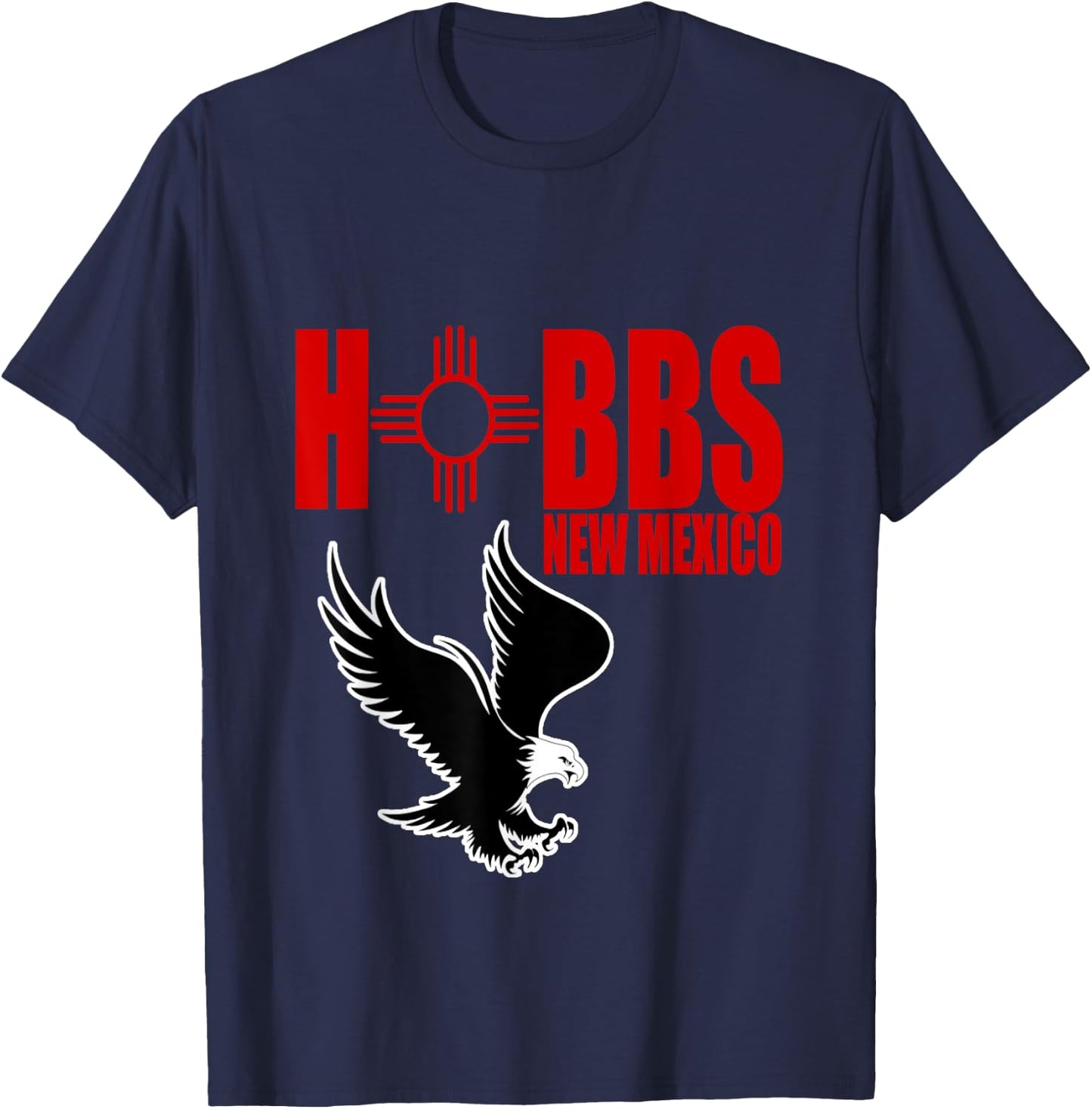 Hobbs New Mexico Eagles Permian Basin Oil Lea County T-Shirt - T-Shirt | Navy