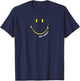 Smiley Originals Big Smile Happy T-Shirt - T-Shirt | Navy