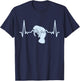 Manatee I Heartbeat I Love Manatees I Manatee T-Shirt - T-Shirt | Navy