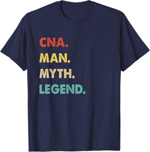 CNA Man Myth Legend T-Shirt - T-Shirt | Navy