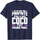 Coco Parfait | Quote Humour Coco Nickname Coco , Black, Female X-Small T-Shirt - T-Shirt | Navy