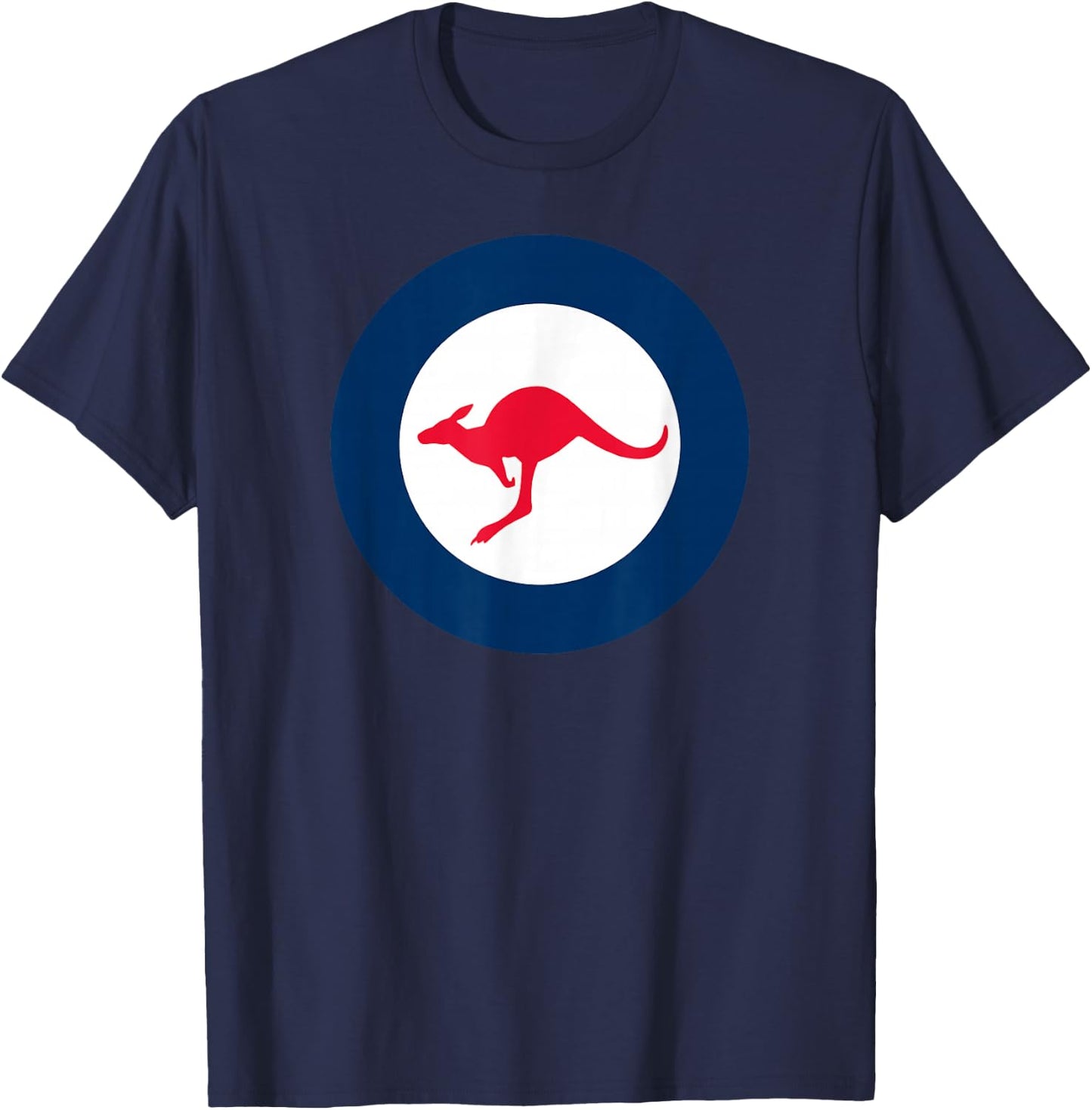 RAAF Style Round Air Force Style Symbol T-Shirt - T-Shirt | Navy