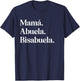 Mamá Abuela Bisabuela Spanish Mother Grandma T-Shirt - T-Shirt | Navy