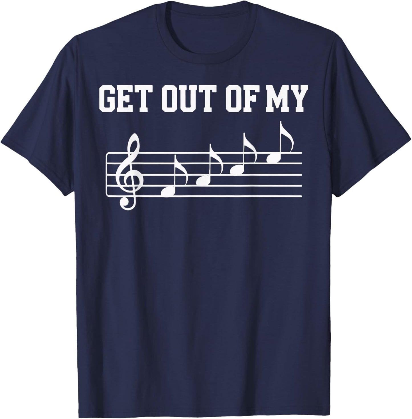 Get Out Of My Face T-Shirt - T-Shirt | Navy