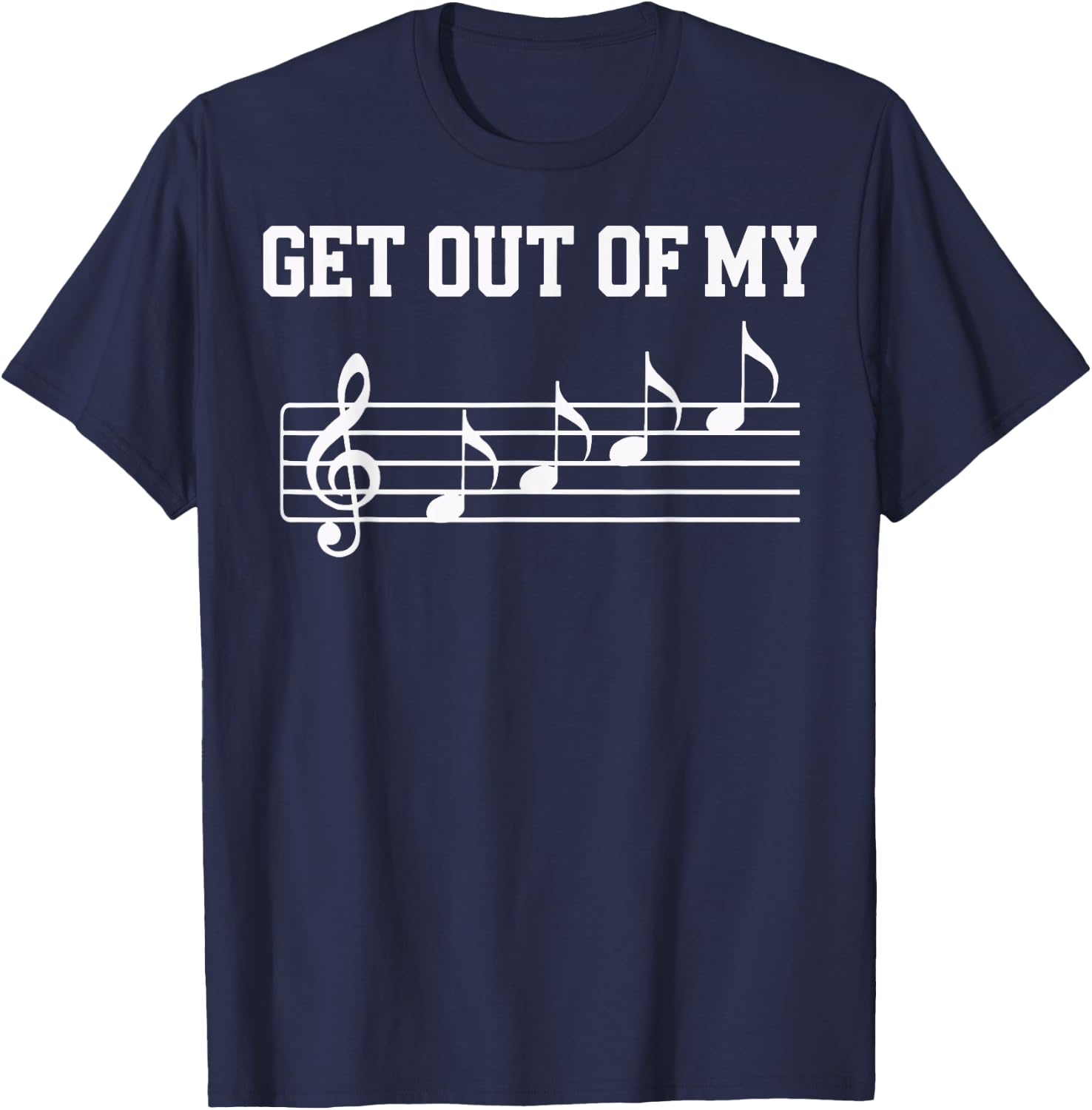 Get Out Of My Face T-Shirt - T-Shirt | Navy
