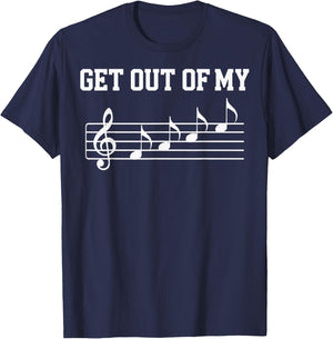 Get Out Of My Face T-Shirt - T-Shirt | Navy
