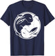 Yin Yang & Happy Chinese New Year 2023 / 2035 Rabbit T-Shirt - T-Shirt | Navy