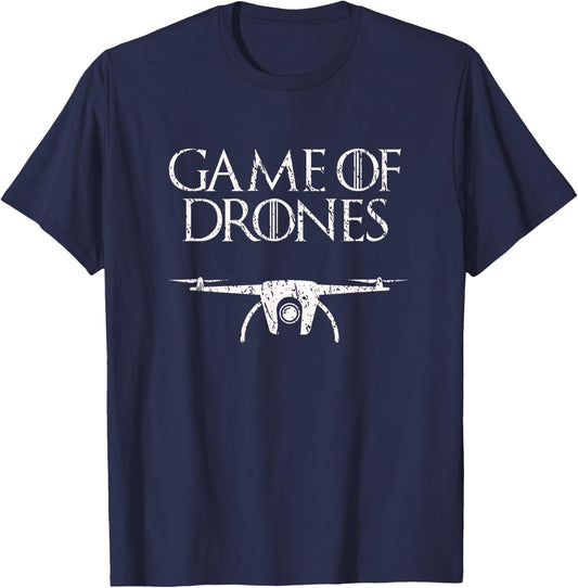 Game of Drones (distressed) T-Shirt - T-Shirt | Navy