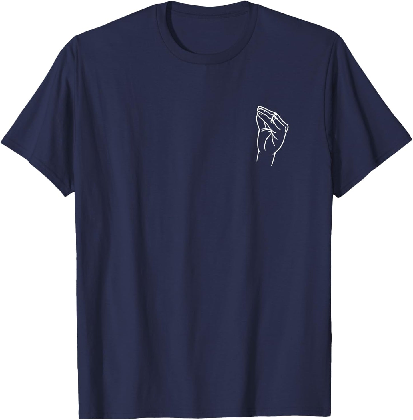 Lustiges Italiener Handgeste Italien Italiano T-Shirt - T-Shirt | Navy