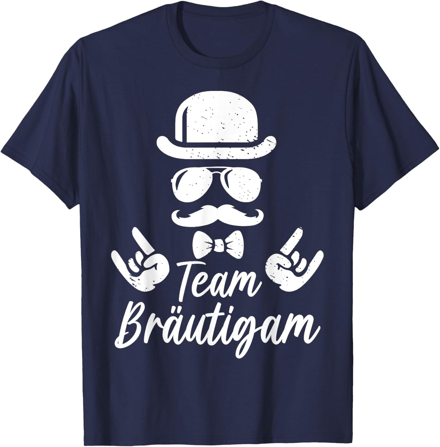 JGA Männer Polterabend Poltern Junggesellenabschied T-Shirt - T-Shirt | Navy
