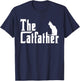 The Catfather Funny Cat Dad Father Lover T-Shirt - T-Shirt | Navy