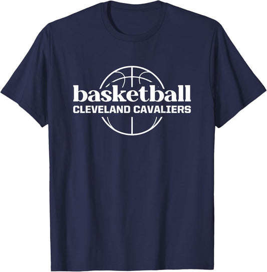 Cleveland Cavaliers Basketball T-Shirt - T-Shirt | Navy