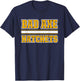 Bad Axe Hatchets Horizontal Stripes T-Shirt - T-Shirt | Navy