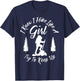 I Know I Hike Like a Girl Try to Keep Up - Hiker T-Shirt - T-Shirt | Navy
